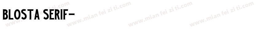 blosta serif字体转换